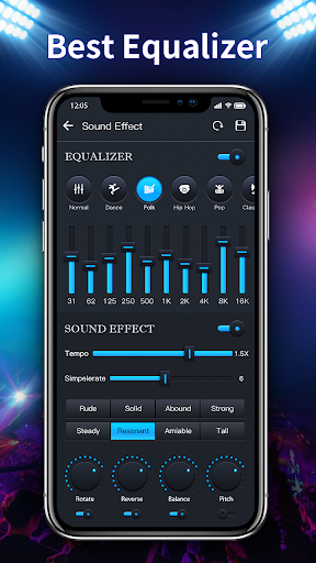 Equalizer Music Player - عکس برنامه موبایلی اندروید