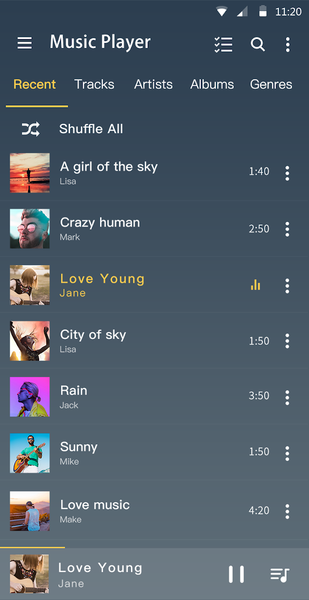 MP3 Player - Music Player - Image screenshot of android app