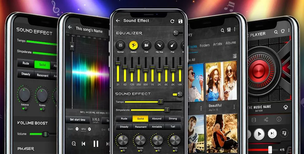 Music Player-Echo Audio Player - عکس برنامه موبایلی اندروید