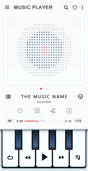 Music Player-Echo Audio Player - عکس برنامه موبایلی اندروید