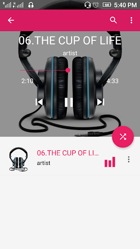 HD MP۳ Music Player - عکس برنامه موبایلی اندروید