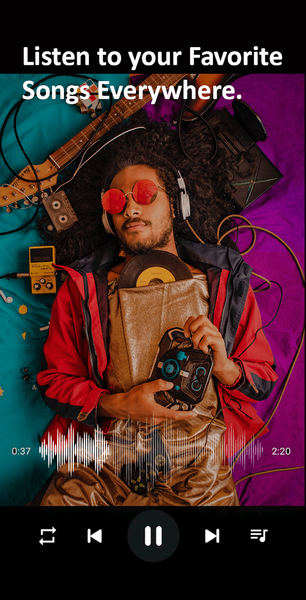 Music Player - MP۳ Player - عکس برنامه موبایلی اندروید