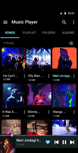 Music Player - MP۳ Player - عکس برنامه موبایلی اندروید