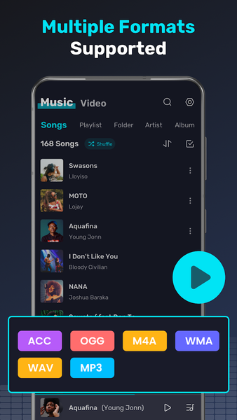 Music Player - MP3 Player App - عکس برنامه موبایلی اندروید