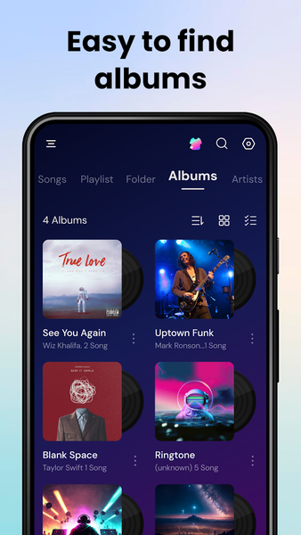 Music Player & MP۳ Player - عکس برنامه موبایلی اندروید
