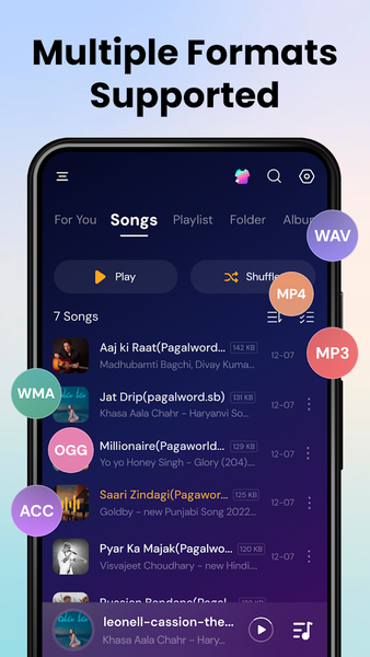 Music Player & MP3 Player - Image screenshot of android app