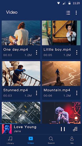 Music Player & HD Video Player - عکس برنامه موبایلی اندروید