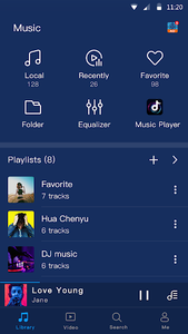 Music Player & HD Video Player - عکس برنامه موبایلی اندروید