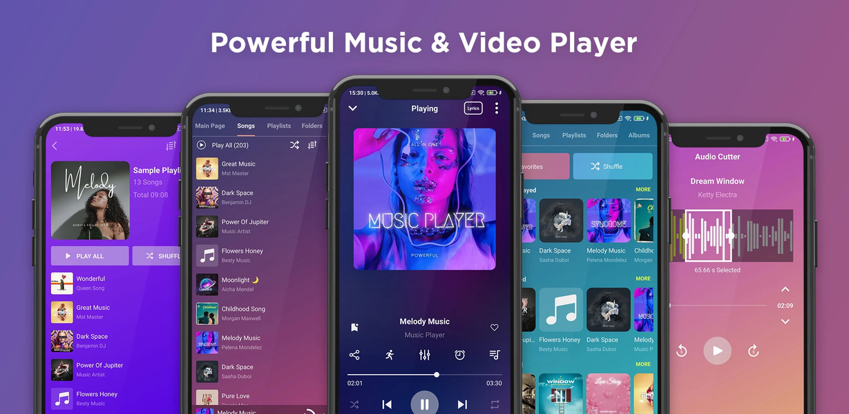 Music Player - Playing Mp3 - عکس برنامه موبایلی اندروید