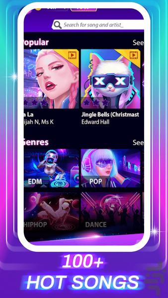 Music Rhythm Tiles - Gameplay image of android game