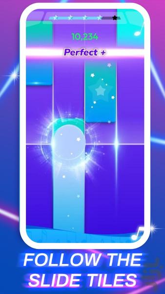 Music Rhythm Tiles - Gameplay image of android game