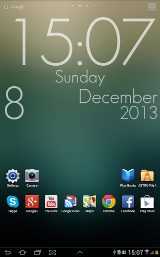 Super Clock Wallpaper Light - Image screenshot of android app
