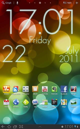Super Clock Wallpaper Light - عکس برنامه موبایلی اندروید