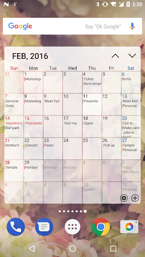 AA Calendar - Planner, Note - عکس برنامه موبایلی اندروید