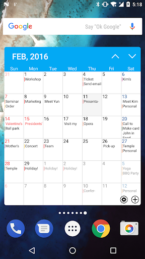 AA Calendar - Planner, Note - عکس برنامه موبایلی اندروید