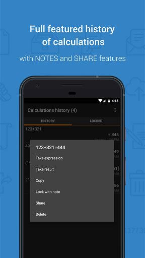 Calculator MobiCalc - Image screenshot of android app