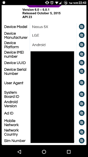 My Device IDs - عکس برنامه موبایلی اندروید