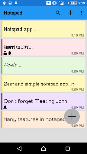 Notepad Notes - عکس برنامه موبایلی اندروید