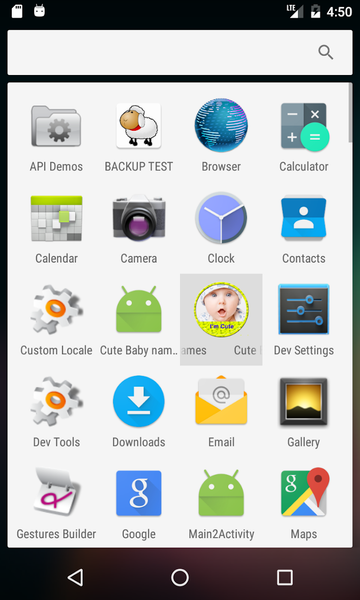 CUTE BABY NAMES FREE - Image screenshot of android app