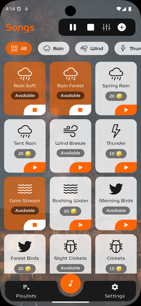 Sleep Heaven: Rainny Sound - Image screenshot of android app
