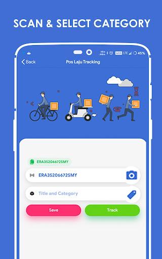 Pos Tracking - Image screenshot of android app