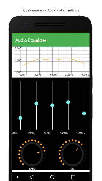 Audio Equalizer & Bass booster - عکس برنامه موبایلی اندروید