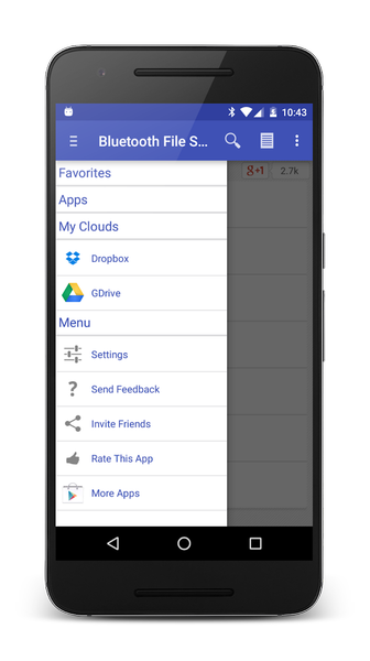 Bluetooth Files Share - عکس برنامه موبایلی اندروید