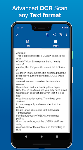 OCR Text Scanner- Extract Text - عکس برنامه موبایلی اندروید