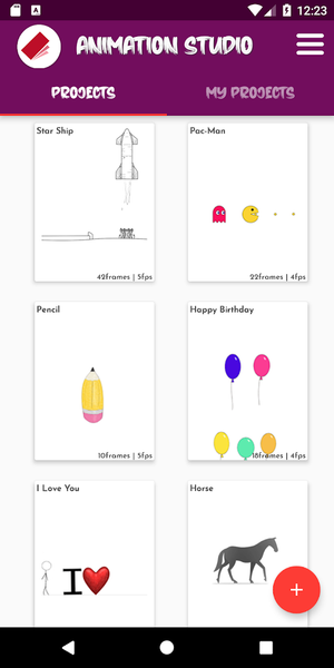 Animation Studio – FlipBook - عکس برنامه موبایلی اندروید