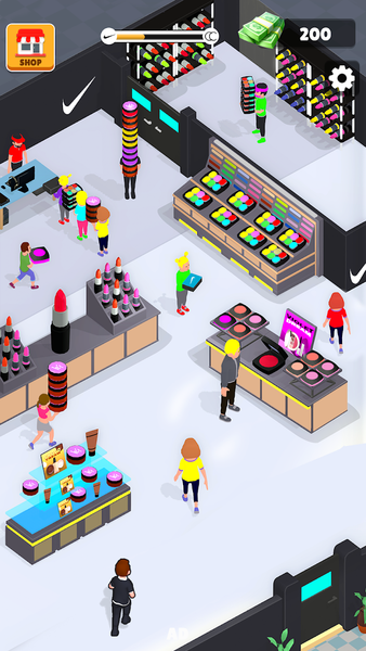 Outlet Store ۳d – Tycoon Game - عکس بازی موبایلی اندروید