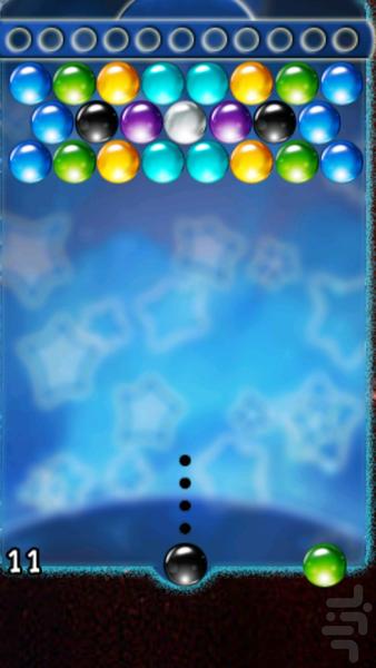 حباب های رنگی رنگی - Gameplay image of android game