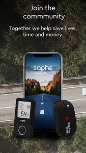 Traffic alarm and lightning warning: the Saphe Drive Mini!