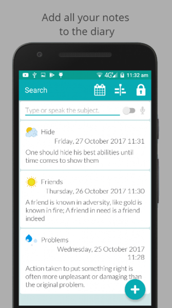 Diary with Voice - Image screenshot of android app