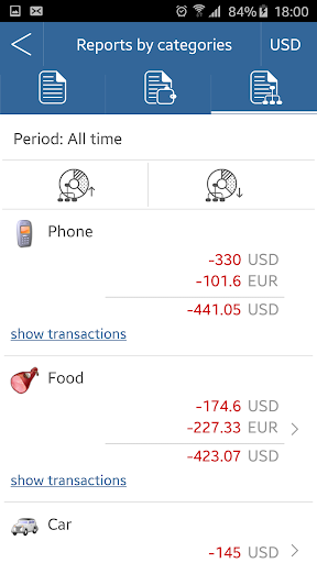 My Wallets - عکس برنامه موبایلی اندروید