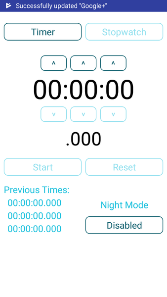 Millisecond Stopwatch & Timer - عکس برنامه موبایلی اندروید