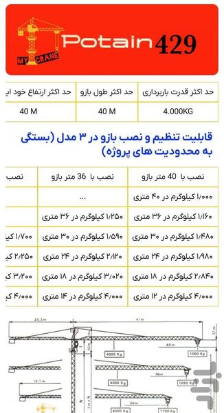 خدمات ویژه تاور کرین - عکس برنامه موبایلی اندروید