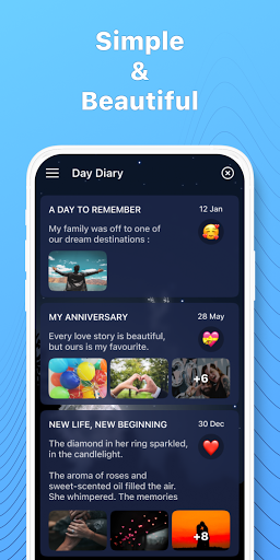 Diary: Note, Journal, Diary with Lock, Daily Diary - Image screenshot of android app
