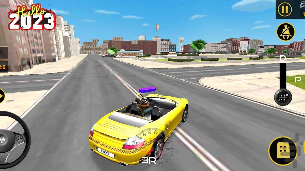 Taxi Sim Games - Gameplay image of android game