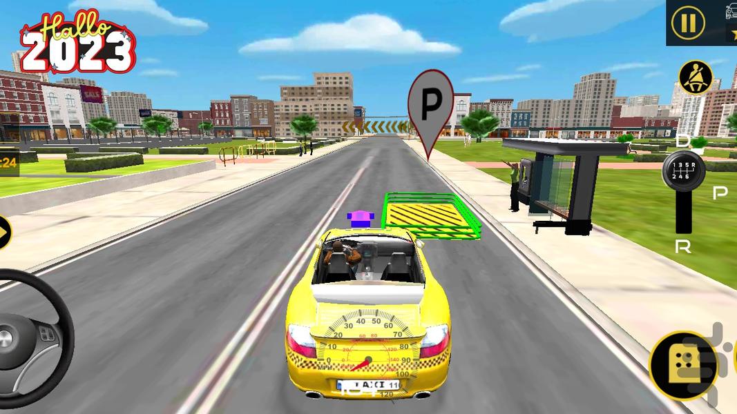 Taxi Sim Games - عکس بازی موبایلی اندروید