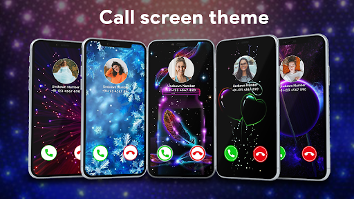 Color Call Screen, Phone Dialer and Edge Lightning - Image screenshot of android app