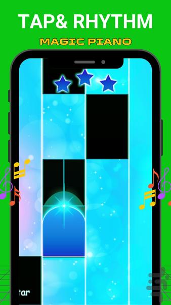 پیانوی جادویی Magic Tiles DE - Gameplay image of android game