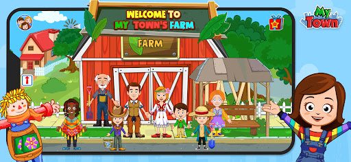 My Town Farm Animal game - عکس بازی موبایلی اندروید