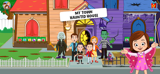My Town Halloween - Ghost game - Gameplay image of android game