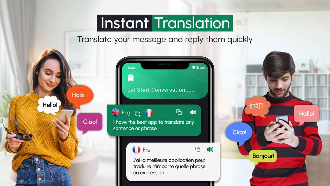 AI Translator-Learn Languages - عکس برنامه موبایلی اندروید