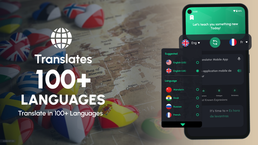 AI Translator-Learn Languages - عکس برنامه موبایلی اندروید