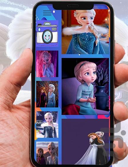 jigsaw puzzle anna elsa - Gameplay image of android game