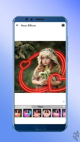 پیکس افکت(ترکیب عکس و افکت نئونی) - عکس برنامه موبایلی اندروید