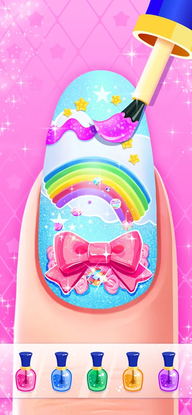 Nail Salon Games for Kids 2-5 - Gameplay image of android game