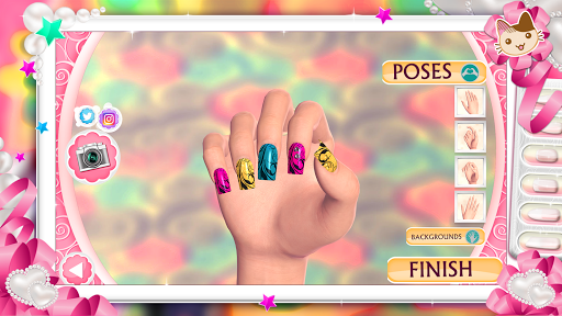 3D Nails Game Manicure Salon - Gameplay image of android game