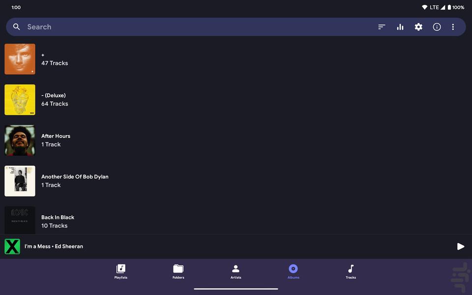 Music player - Image screenshot of android app